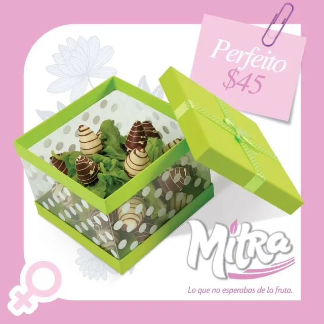 Mitra, Arte en fruta