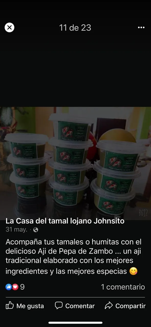 La casa del tamal lojano "johnsito"
