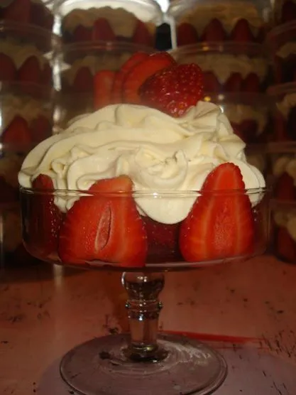 Cream & fruit